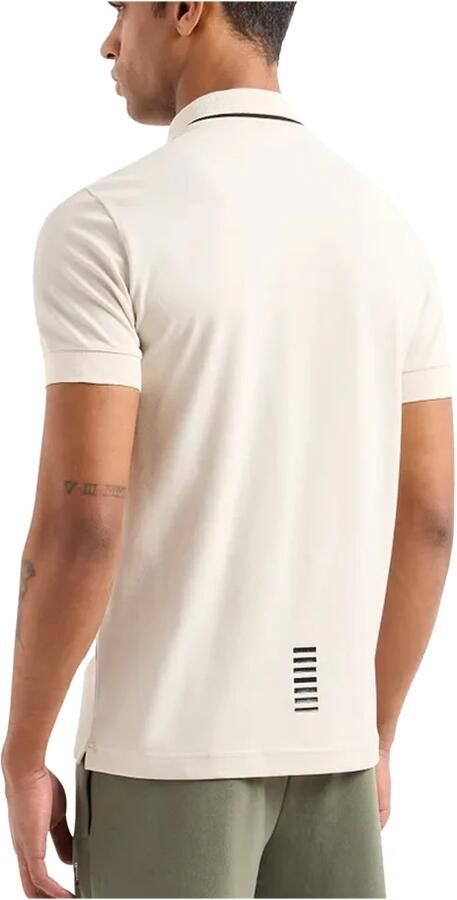 Emporio Armani EA7 Rainy Day Polo Shirt met Logo Beige Heren - Foto 2