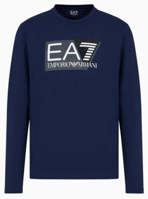 Emporio Armani EA7 Regular Fit Longsleeve T-shirt Blue Heren - Foto 3