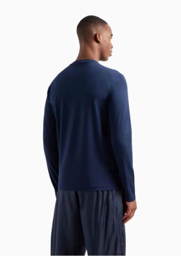 Emporio Armani EA7 Regular Fit Longsleeve T-shirt Blue Heren - Foto 2