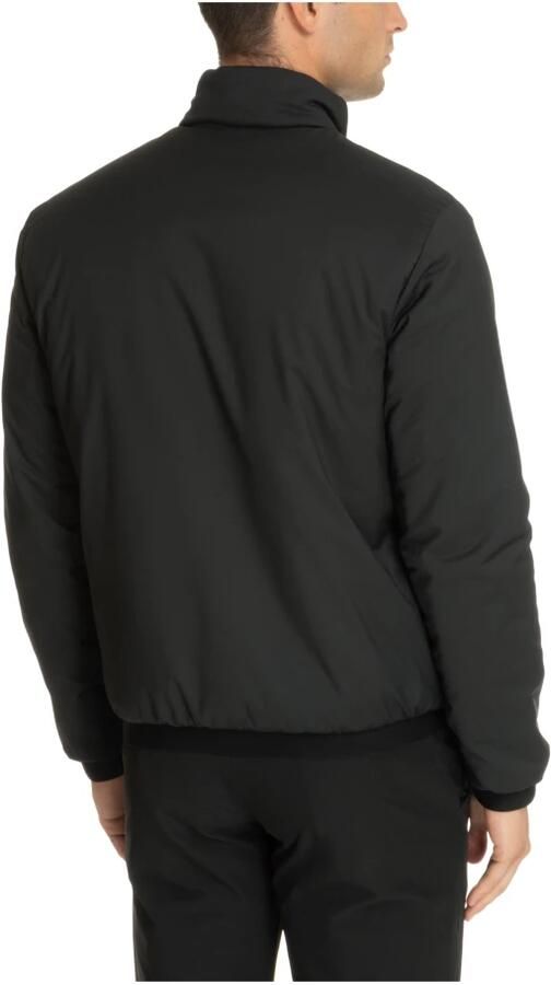Emporio Armani EA7 Ritssluiting Effen Logo Zakken Donsjas Black Heren - Foto 3