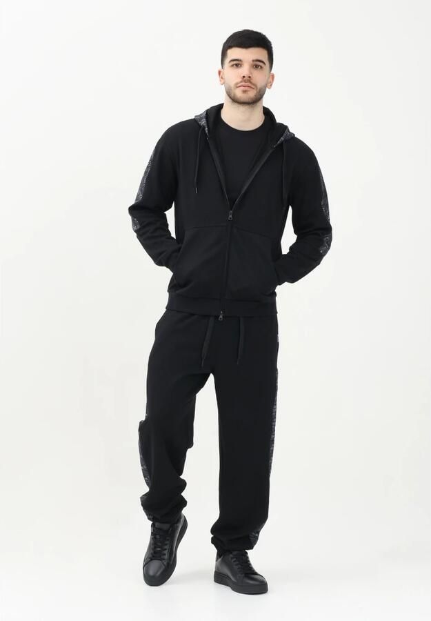 Emporio Armani EA7 Sportieve Zwarte Broek Lente Zomer Black Heren