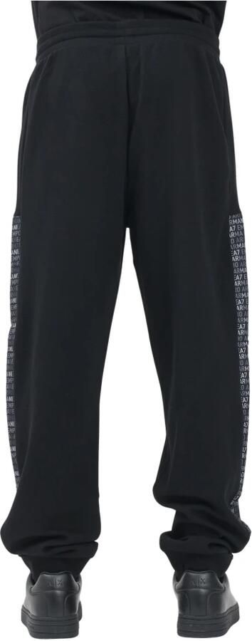 Emporio Armani EA7 Sportieve Zwarte Broek Lente Zomer Black Heren - Foto 2