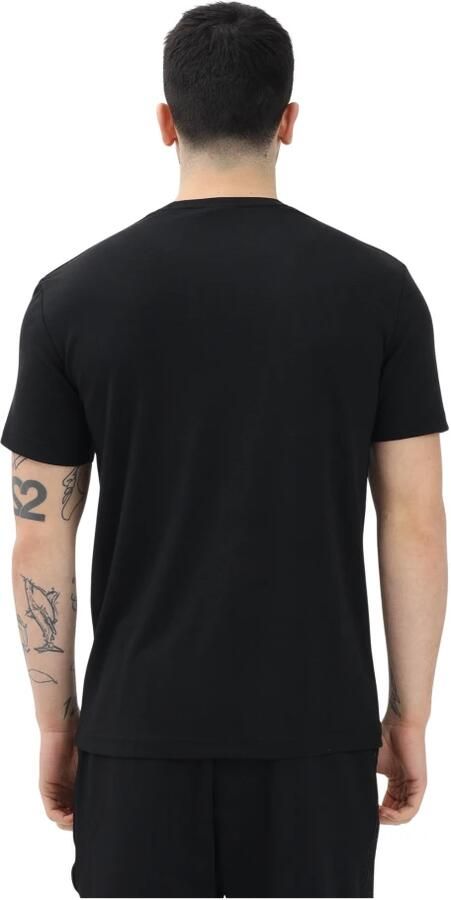 Emporio Armani EA7 Sportieve Zwarte T-shirt met Korte Mouwen Black Heren - Foto 2