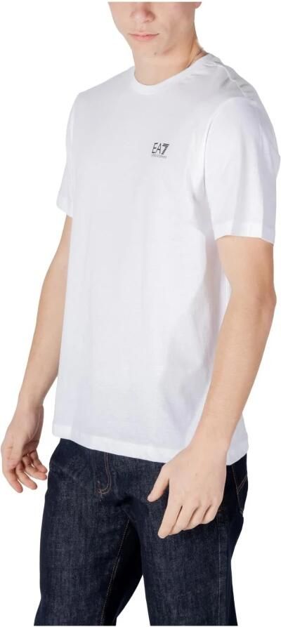 Emporio Armani EA7 Stijlvol bedrukt T-shirt voor de zomer White Heren - Foto 2