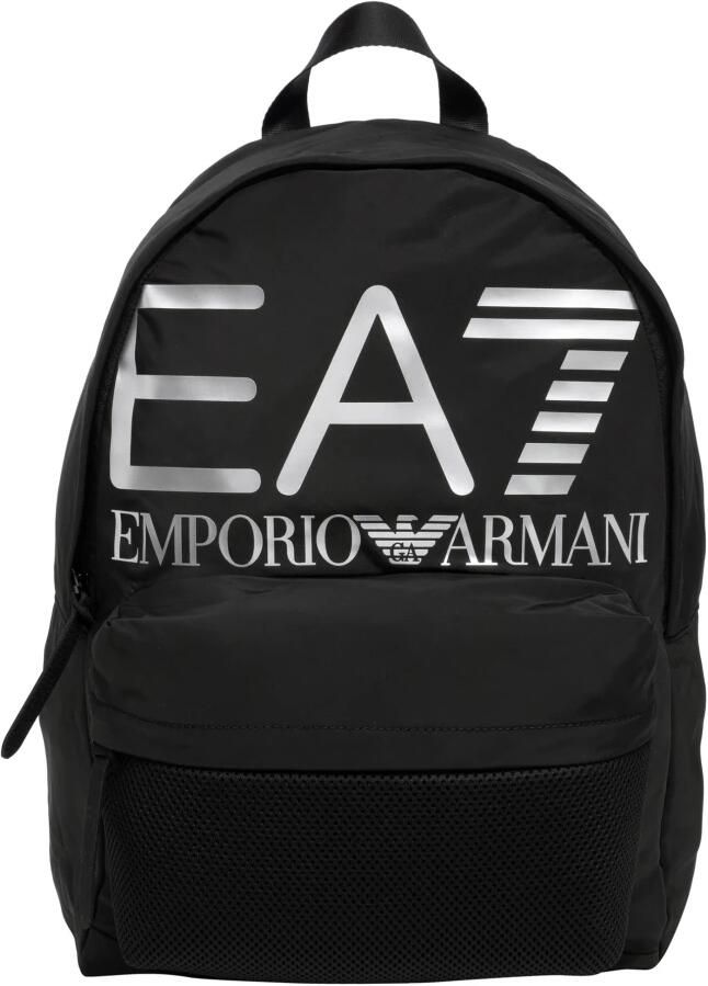 Emporio Ar i EA7 Stijlvolle Ritssluiting Multipocket Rugzak Black - Foto 2