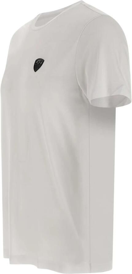 Emporio Armani EA7 Stretch Viscose T-shirt Wit Ronde Hals White Heren - Foto 11