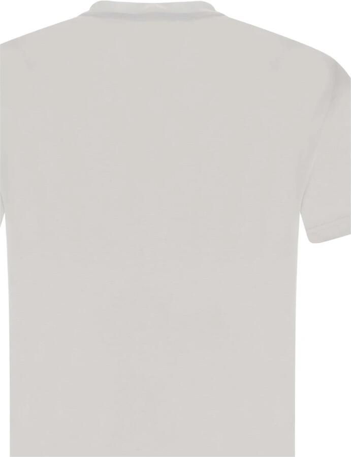 Emporio Armani EA7 Stretch Viscose T-shirt Wit Ronde Hals White Heren - Foto 3