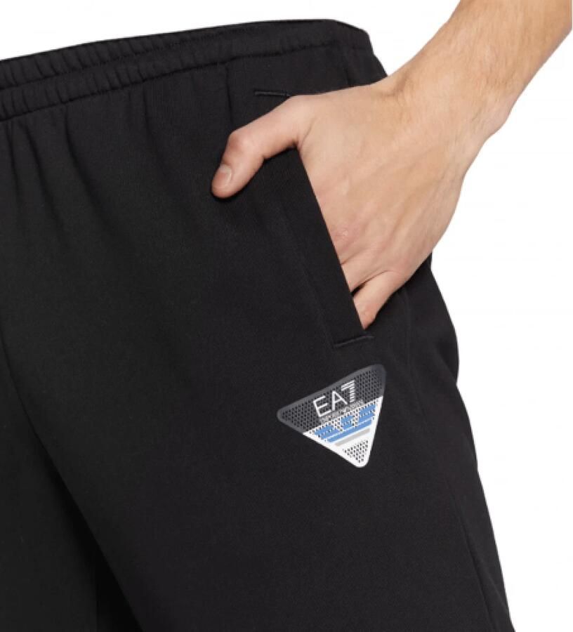 EA7 Emporio Armani Sweatbroek met labeldetails - Foto 3