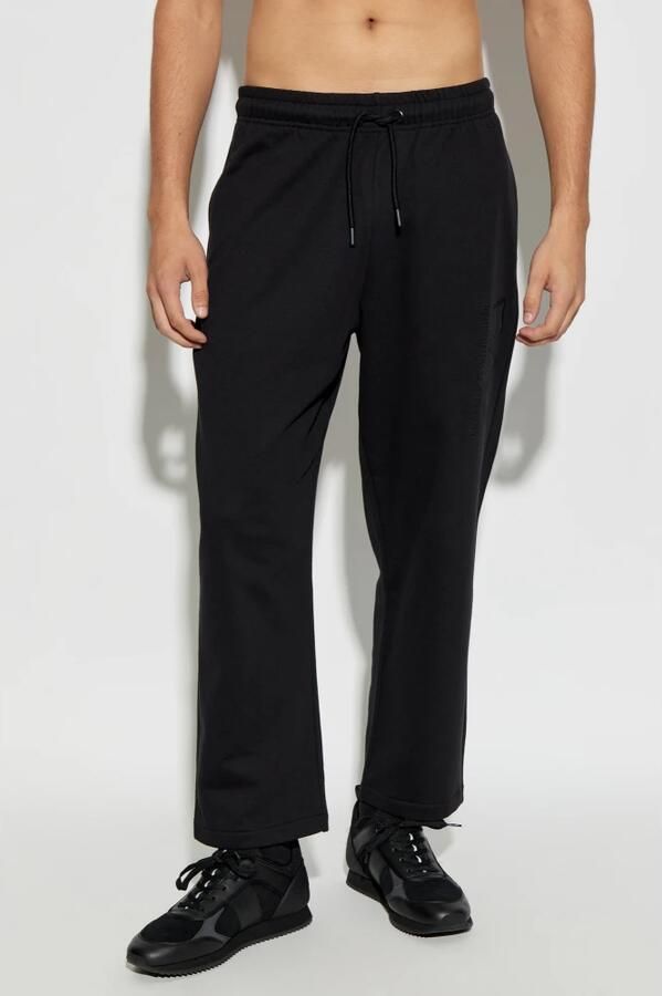 EA7 Emporio Armani Baggy fit sweatpants met labelprint - Foto 3