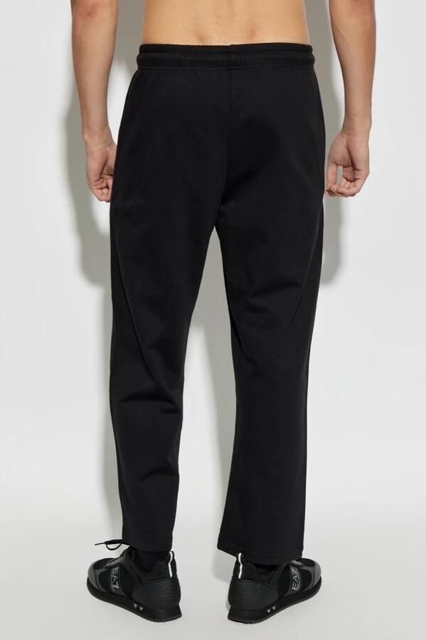 EA7 Emporio Armani Baggy fit sweatpants met labelprint - Foto 4