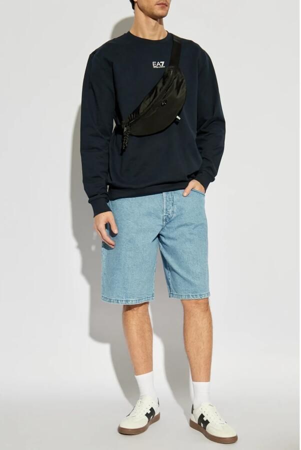 Emporio Armani EA7 Sweater 8NPM30 PJVRZ CORE ID-1562 ARMANI BLUE - Foto 2