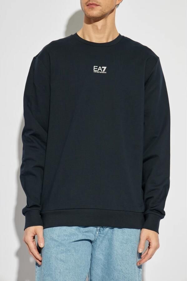 Emporio Armani EA7 Sweater 8NPM30 PJVRZ CORE ID-1562 ARMANI BLUE - Foto 3
