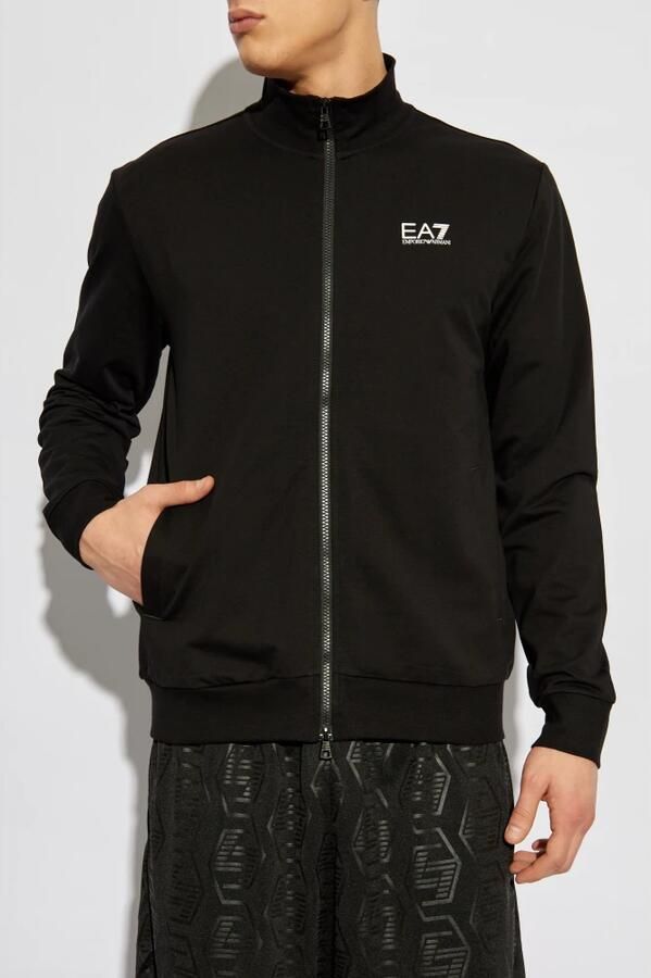 Emporio Armani EA7 Sweatshirt met logo Black Heren - Foto 3