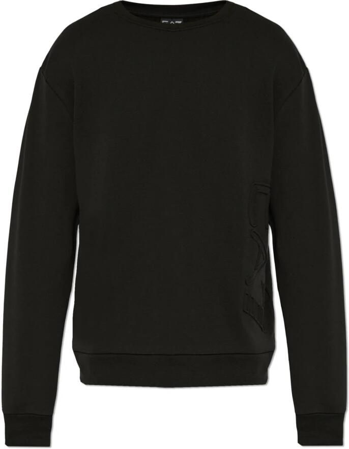 Emporio Armani EA7 Sweatshirt uit de collectie Black Heren - Foto 5