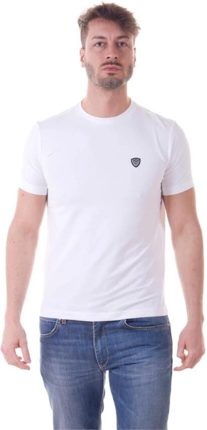 Emporio Armani EA7 Stretch Viscose T-shirt Wit Ronde Hals White Heren - Foto 14