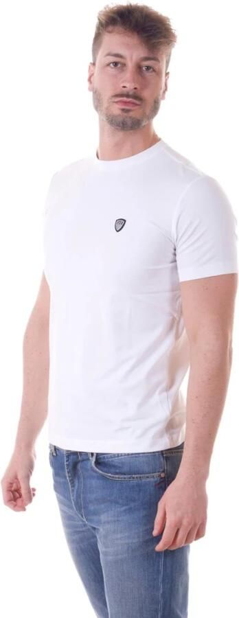 Emporio Armani EA7 Stretch Viscose T-shirt Wit Ronde Hals White Heren - Foto 13