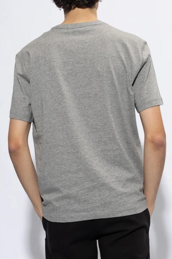 Emporio Armani EA7 Katoenen T-shirt Regular Fit Ronde Hals Gray Heren - Foto 4