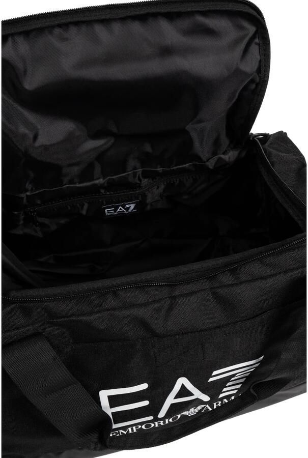 Emporio Armani EA7 Unisex Technische Stof Logo Tas Wit Black Unisex - Foto 4