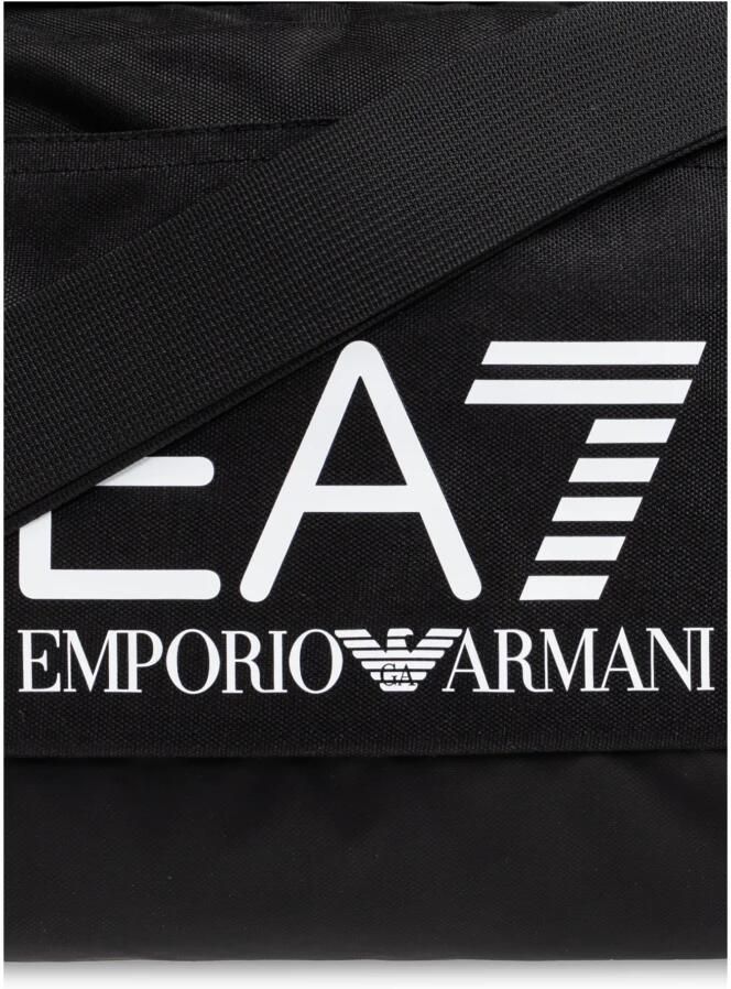 Emporio Armani EA7 Unisex Technische Stof Logo Tas Wit Black Unisex - Foto 2
