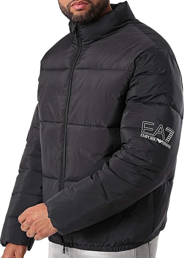 Emporio Armani EA7 Trainingsjack Bomberjack met logo op de mouw - Foto 3