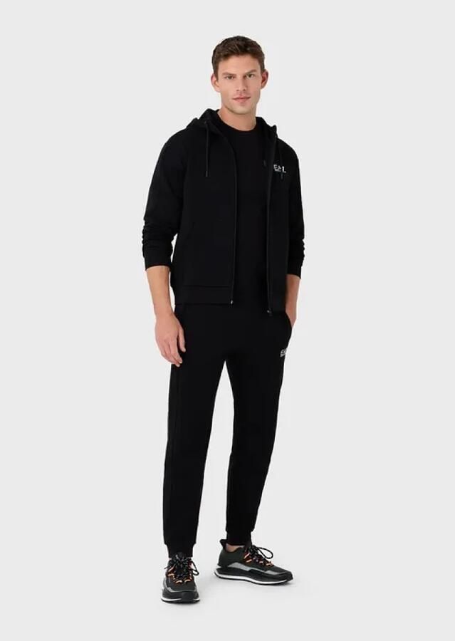 EA7 Emporio Armani Essential Full Zip Hooded Tracksuit Black- Dames Black - Foto 4