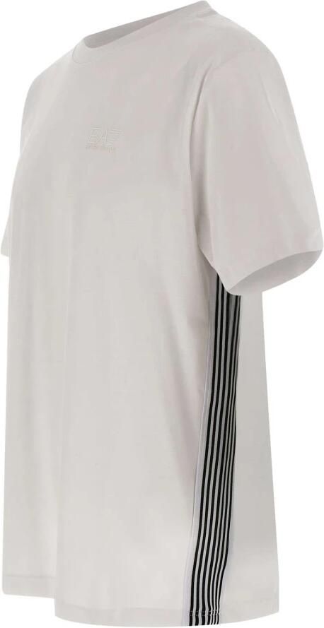 Emporio Armani EA7 Wit Katoenen T-shirt met Logo White Heren - Foto 2