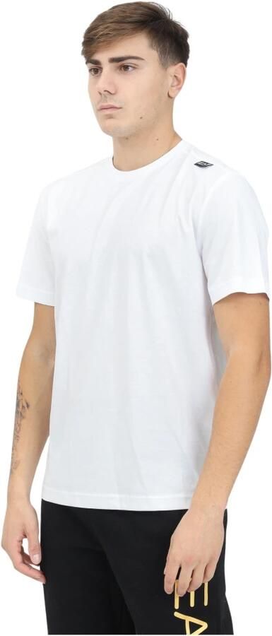Emporio Armani EA7 Wit T-shirt met korte mouwen en EA7-logo White Heren - Foto 3