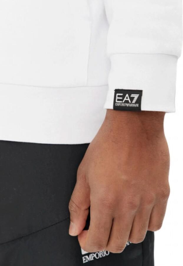Emporio Armani EA7 Witte 3Dpm64 Pjsh2 Hoodie Sweatshirt White Heren - Foto 2