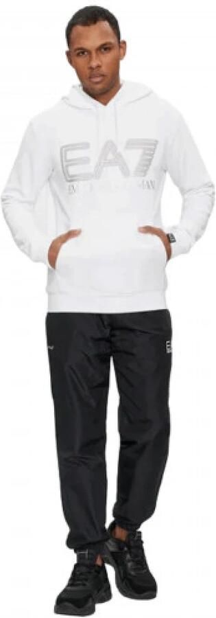Emporio Armani EA7 Witte 3Dpm64 Pjsh2 Hoodie Sweatshirt White Heren - Foto 4
