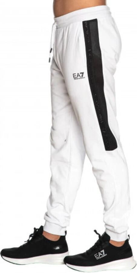 Emporio Armani EA7 Heren Sportbroek Lente Zomer Collectie White Heren - Foto 3