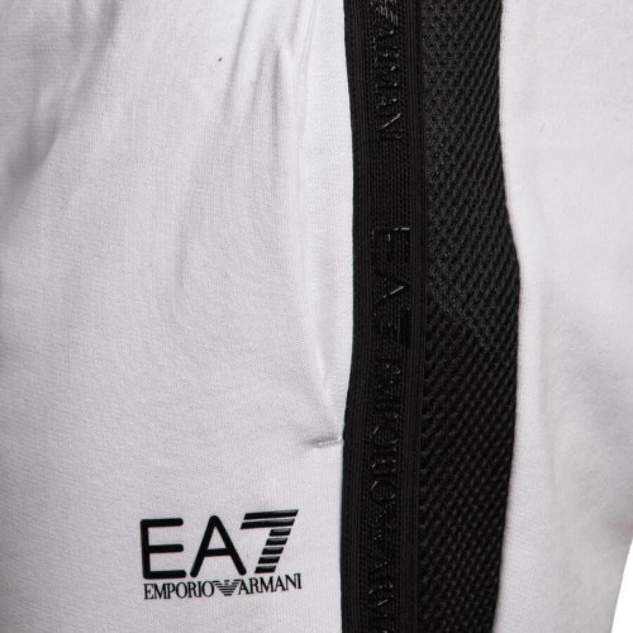 Emporio Armani EA7 Heren Sportbroek Lente Zomer Collectie White Heren