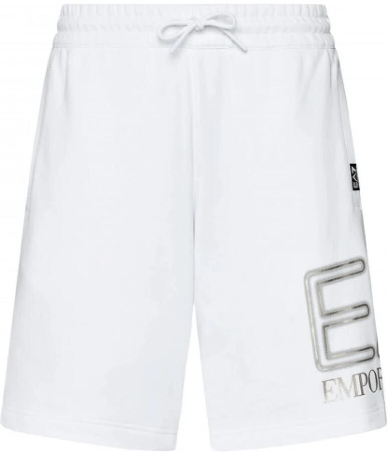Emporio Armani EA7 Witte 3Dps76 Pjshz Shorts White Heren - Foto 5