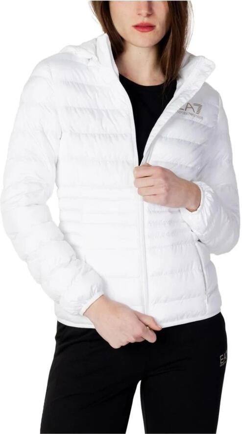 Emporio Armani EA7 Witte Polyester Jas & Jas Collectie White Dames - Foto 4