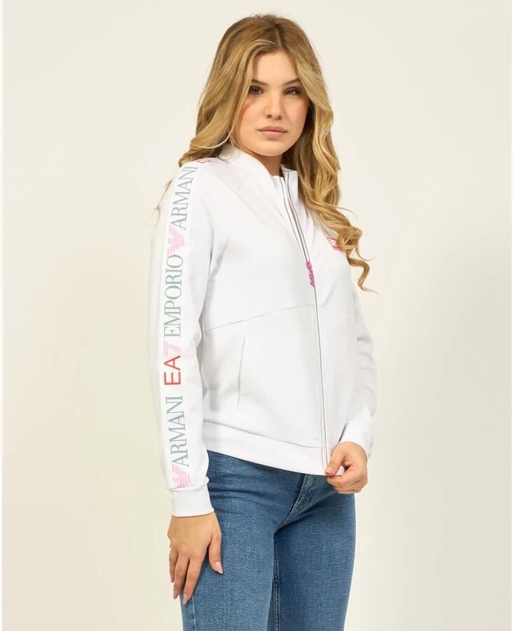 Emporio Armani EA7 Zip-throughs White Dames