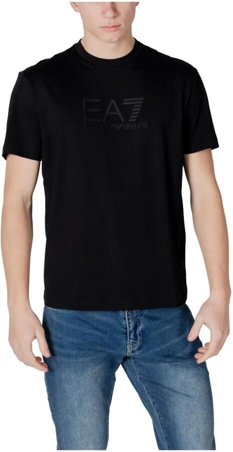 Ea7 Emporio Armani T-shirt Visibility Tonal Logo T-Shirt Black - Foto 3