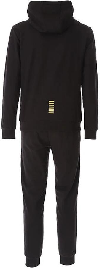 Emporio Armani EA7 Zwart hooded sweatshirt en tracksuit set Black Heren - Foto 4