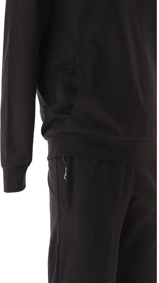 Emporio Armani EA7 Zwart hooded sweatshirt en tracksuit set Black Heren - Foto 3