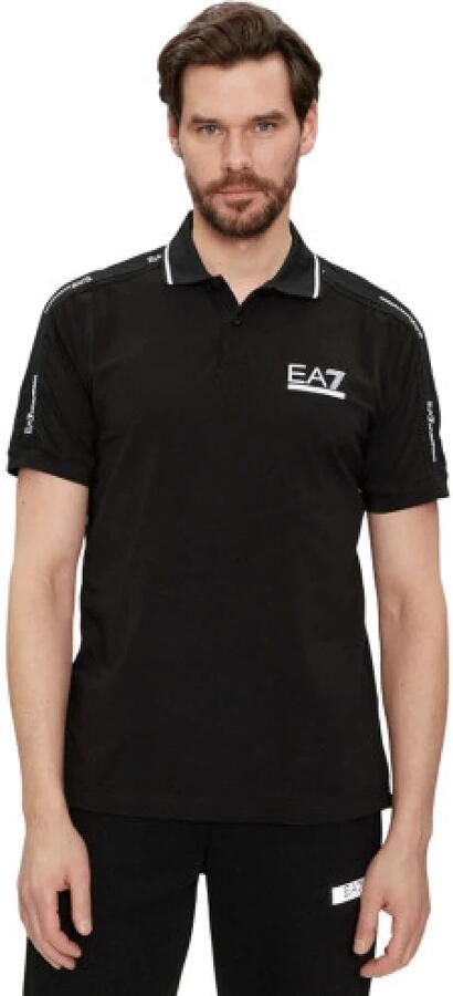 Emporio Armani EA7 Zwart Polo Shirt 3Dpf20 Pj03Z Black Heren - Foto 5