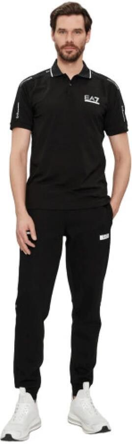 Emporio Armani EA7 Zwart Polo Shirt 3Dpf20 Pj03Z Black Heren - Foto 4