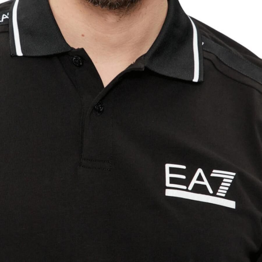 Emporio Armani EA7 Zwart Polo Shirt 3Dpf20 Pj03Z Black Heren