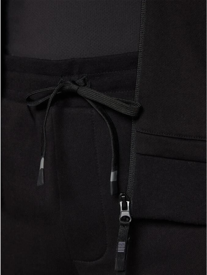 Emporio Armani EA7 Zwarte katoenen sweatsuit met comfortabele pasvorm Black Heren