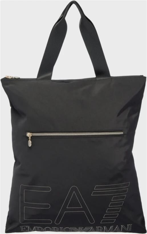 Emporio Armani EA7 Zwarte Casual Tote Tas Black Dames - Foto 2