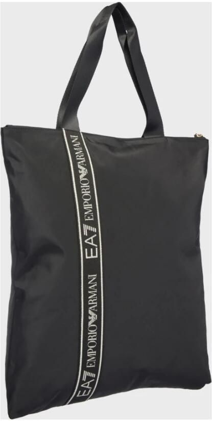 Emporio Armani EA7 Zwarte Casual Tote Tas Black Dames