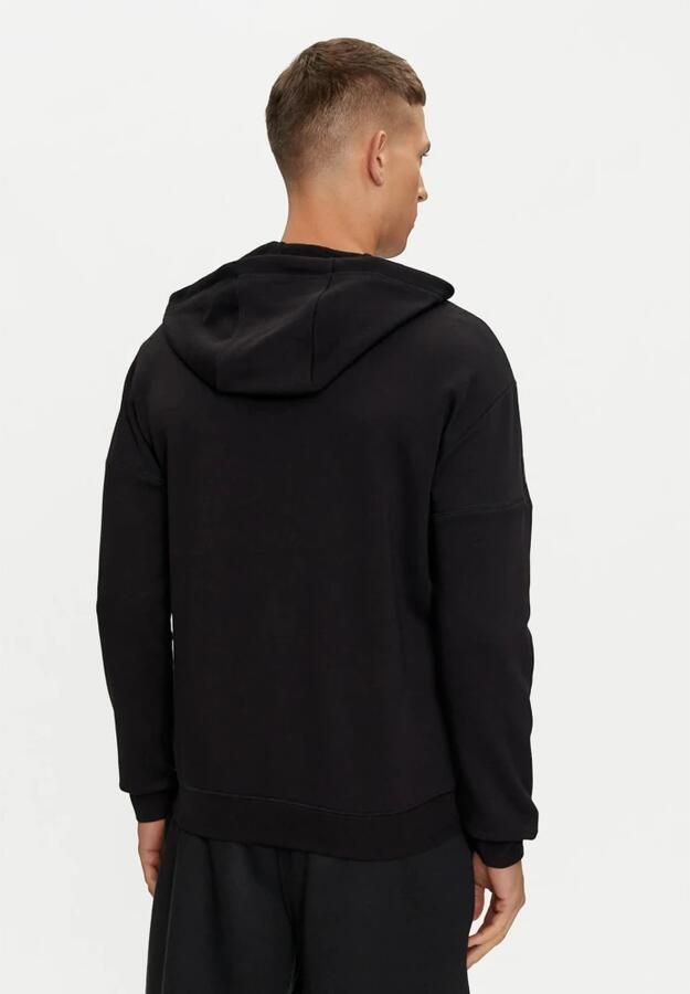 Emporio Armani EA7 Zwarte Full-Zip Hoodie Trui Black Heren - Foto 3
