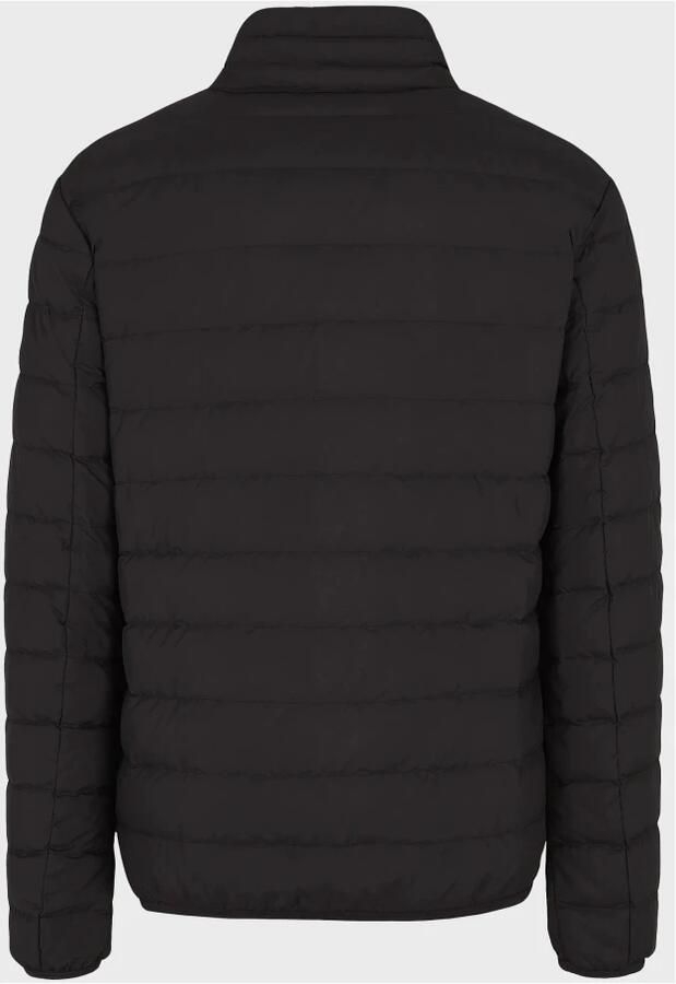 Emporio Armani EA7 Zwarte Rits Logo Puffer Jas Black Heren - Foto 3