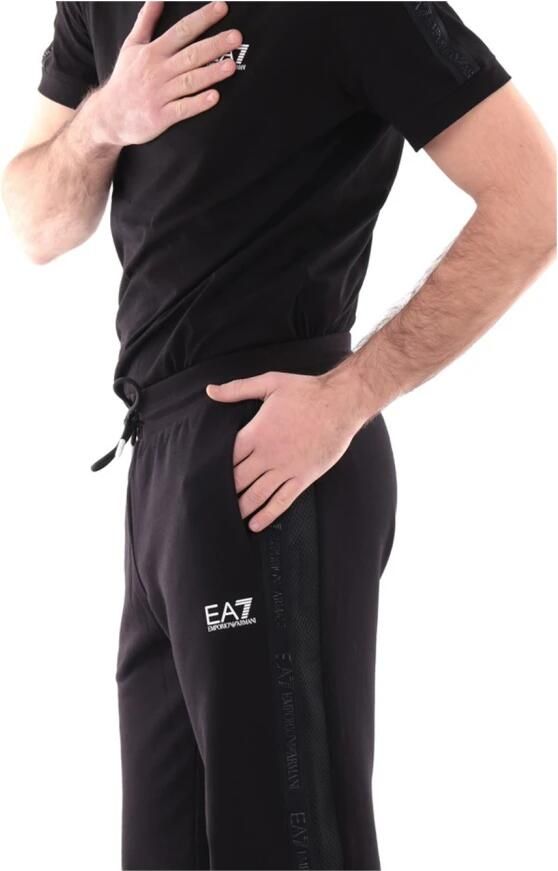Emporio Armani EA7 Herenbroek Herfst Winter Collectie Black Heren