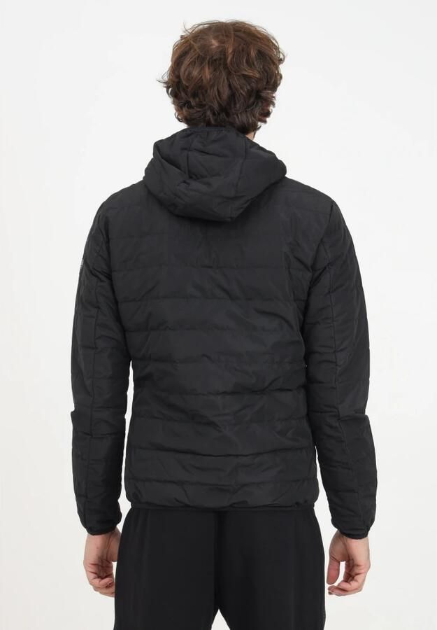 Emporio Armani EA7 Zwarte Opvouwbare Ganzendons Buitenkleding Black Heren - Foto 5