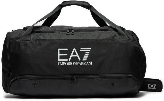 Emporio Ar i EA7 Zwarte sporttas met meerdere comparti ten Black - Foto 7