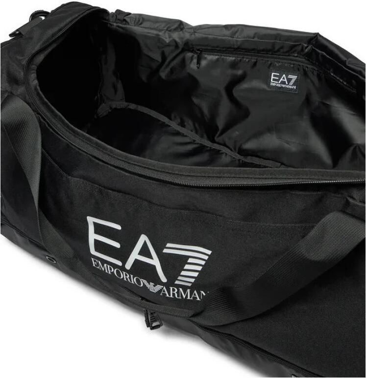 Emporio Ar i EA7 Zwarte sporttas met meerdere comparti ten Black - Foto 2