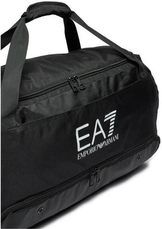 Emporio Ar i EA7 Zwarte sporttas met meerdere comparti ten Black - Foto 5
